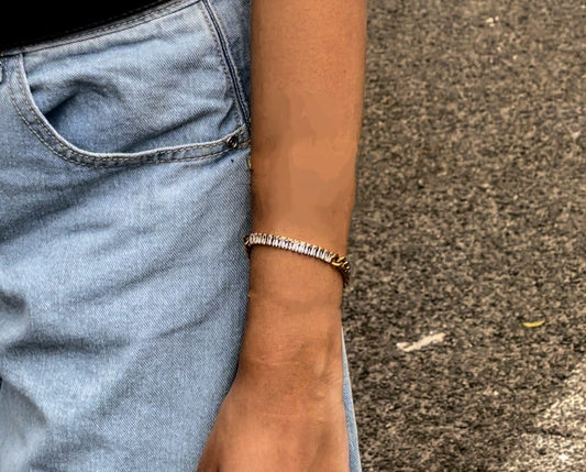 Rectacharm gold bracelet